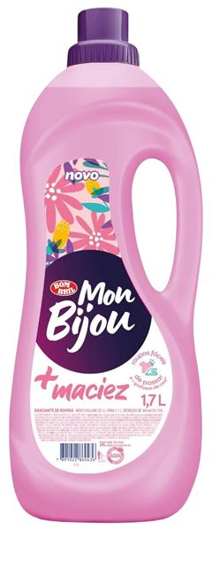 Amaciante Mon Bijou Mais Maciez Rosa 1,7l