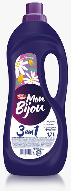 Amaciante Mon Bijou 3 Em 1 Lilas 1,7l