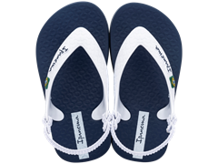 Sandalia Ipanema Brasil Masc Baby Azul/Branco