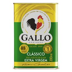 Azeite Extra Virgem Gallo Lata 200ml