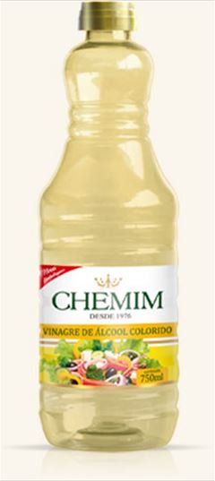 Vinagre De Alcool Colorido Chemim 750ml