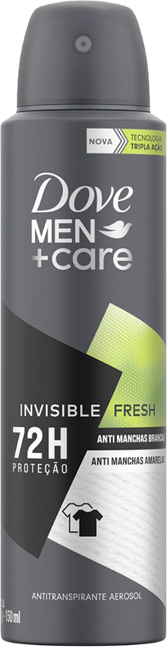 Desodorante Aerossol Dove Men Invisible Fresh 150ml