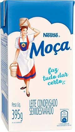 Leite Condensado Moca Nestle Semidesnatado Tp 395g