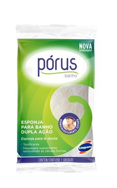 Esponja Banho Porus Amarela