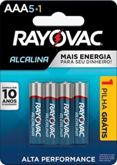 Pilha Rayovac Alcalina Aaa Palito 20913 Lv6 Pg5