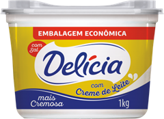 Margarina Delicia Cremosa 77% Lipidios 1kg