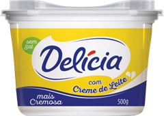 Margarina Delicia Sem Sal 500g