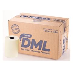 Bobina Pdv Thega 1 Via 79x40 Termica Amarelo