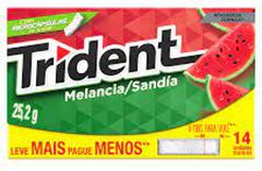 Chicle Trident Melancia 302g 14x1