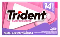 Chicle Trident Tutti Frutti 302g 14x1