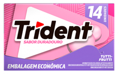 Chicle Trident Tutti Frutti 302g 14x1