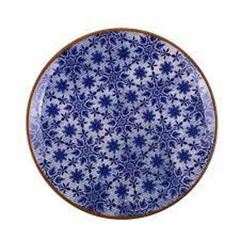 Prato Ceramica Raso Oxford Jeans 26cm