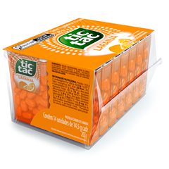 Pastilha Tic Tac Laranja 14,5g