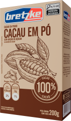 Chocolate Em Po Bretzke 100% Cacau 200g