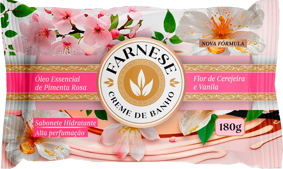 Sabonete Farnese Flor De Cerejeira E Vanila 180g