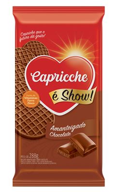 Biscoito Capricche Amanteigado Chocolate 288g