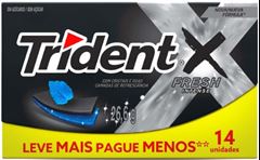 Chicle Trident Fresh Intense 26,6g 14x1