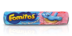 Biscoito Fomitos Recheado Morango 100g