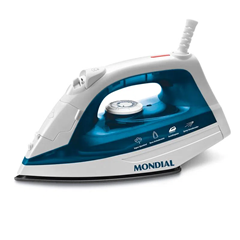 Ferro Vapor Mondial Branco/Azul 220v