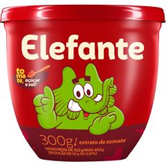 Extrato De Tomate Elefante Pote 300g