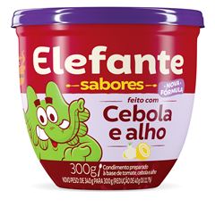 Extrato De Tomate Elefante Cebola E Alho 300g