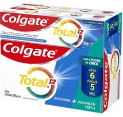 Creme Dental Colgate Total 12 Whitening Fresh 90g Lv6 Pg5