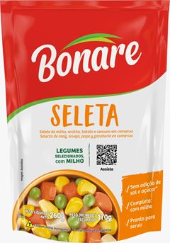 Seleta Legumes Com Milho Bonare Sachet 170g