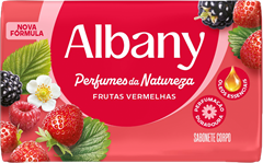 Sabonete Albany Perfume Frutas Vermelhas 80g