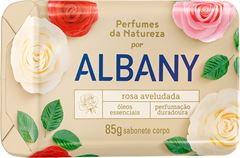 Sabonete Albany Perfume Rosa Branco 85g