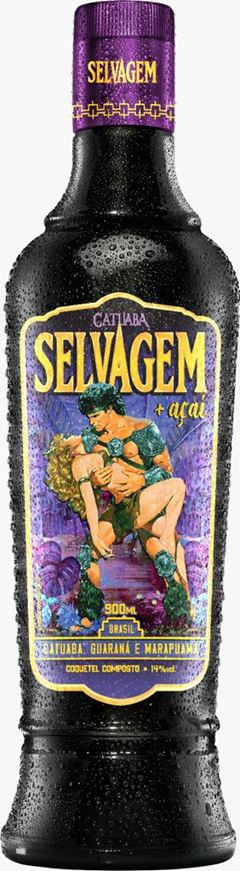 Catuaba Selvagem Acai Vidro 900ml