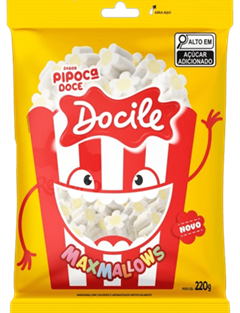 Marshmallow Docile Pipoca Doce 220g