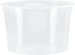 Pote Descartavel Cristalcopo Pp Redondo Com Tampa 25x500ml