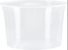 Pote Descartavel Cristalcopo Pp Redondo Com Tampa 25x500ml