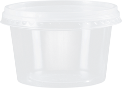 Pote Descartavel Cristalcopo Pp Redondo Com Tampa 25x250ml