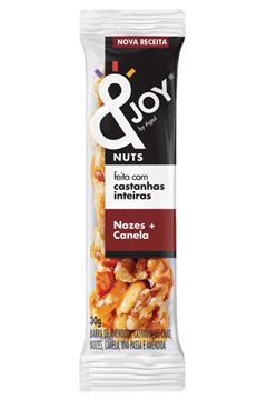 Barra De Cereal &Joy Nozes E Canela Nuts 30g