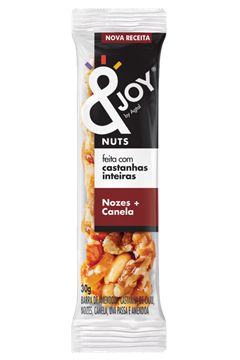Barra De Cereal &Joy Nozes E Canela Nuts 30g