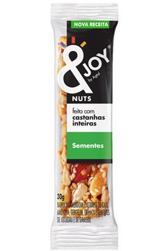 Barra De Cereal &Joy Nuts Sementes 30g