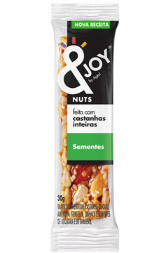 Barra De Cereal &Joy Nuts Sementes 30g