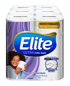 Papel Higienico Elite Folha Dupla 20m 8x12 