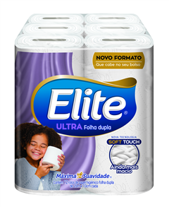 Papel Higienico Elite Folha Dupla 20m 8x12 