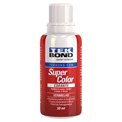 Corante Liquido Tekbond Vermelho 50ml