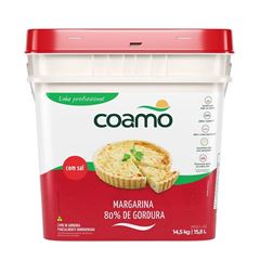 Margarina Coamo Com Sal 80% Balde 14,5kg
