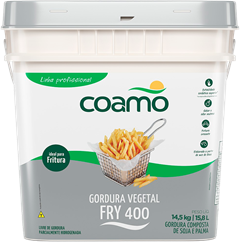 Gordura Vegetal Coamo Fry400 Balde 14,5kg