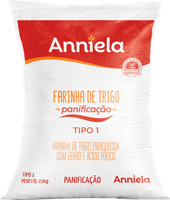 Farinha De Trigo Anniela Para Panificacao Sc 25kg