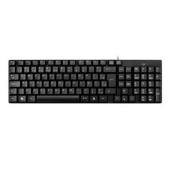 Teclado Multilaser Slim Com Fio Preto