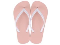 Sandalia Ipanema Classica Tan Fem Adulto Rosa/Branco