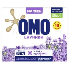 Sabao Em Po Omo Lavanda Caixa 800g