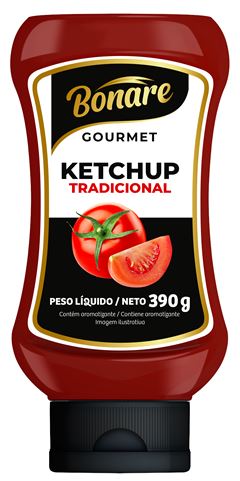 Ketchup Bonare Gourmet Tradicional 390g