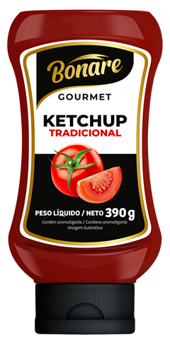 Ketchup Bonare Gourmet Tradicional 390g