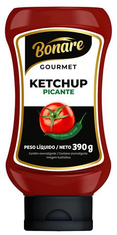 Ketchup Bonare Gourmet Picante 390g